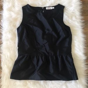 Vineyard Vines satin Peplum Tank Top